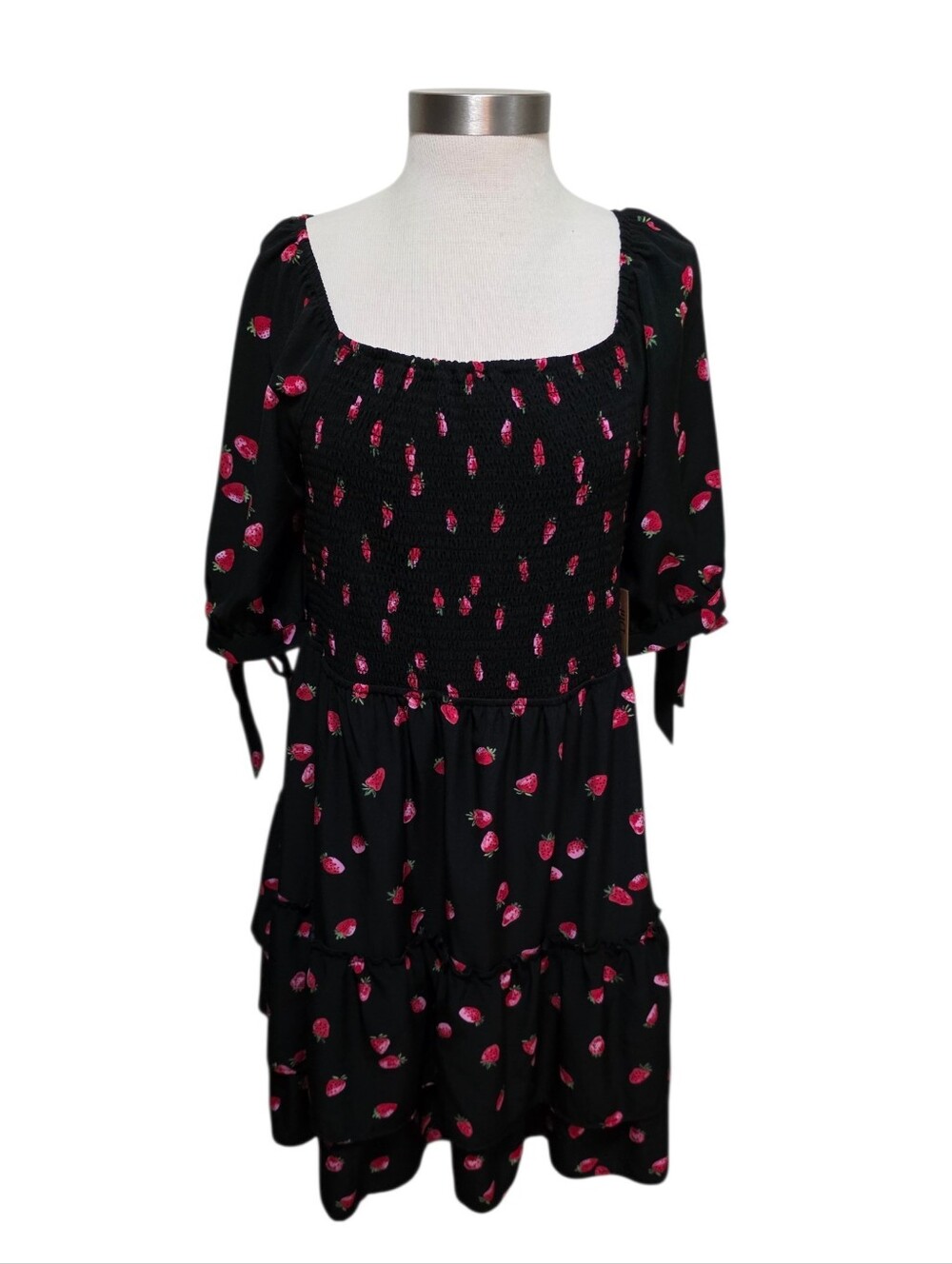 Just Found Strawberry Print Dress NWT Size NWT